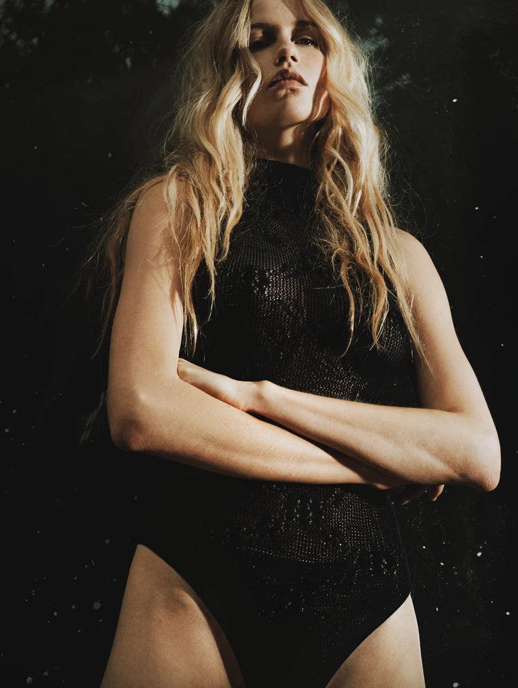 RAE ANTWERP BODYSUIT BLACK