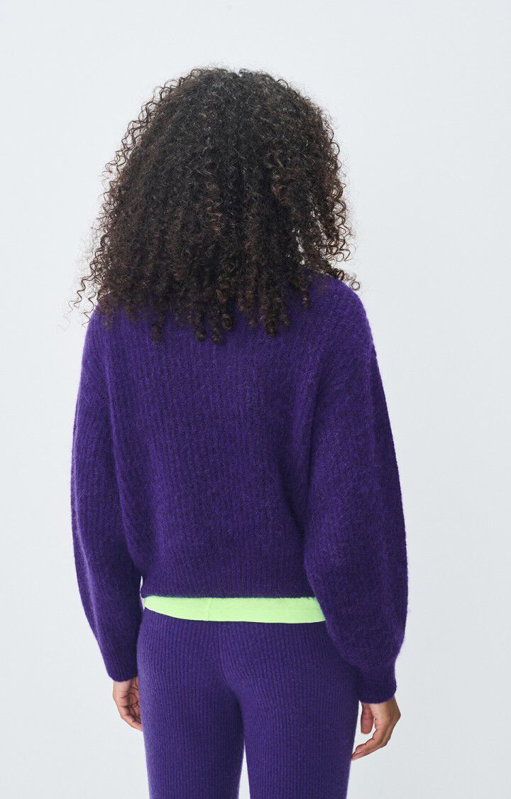AMERICAN VINTAGE FEMME PULL EAST PURPLE MELANGE