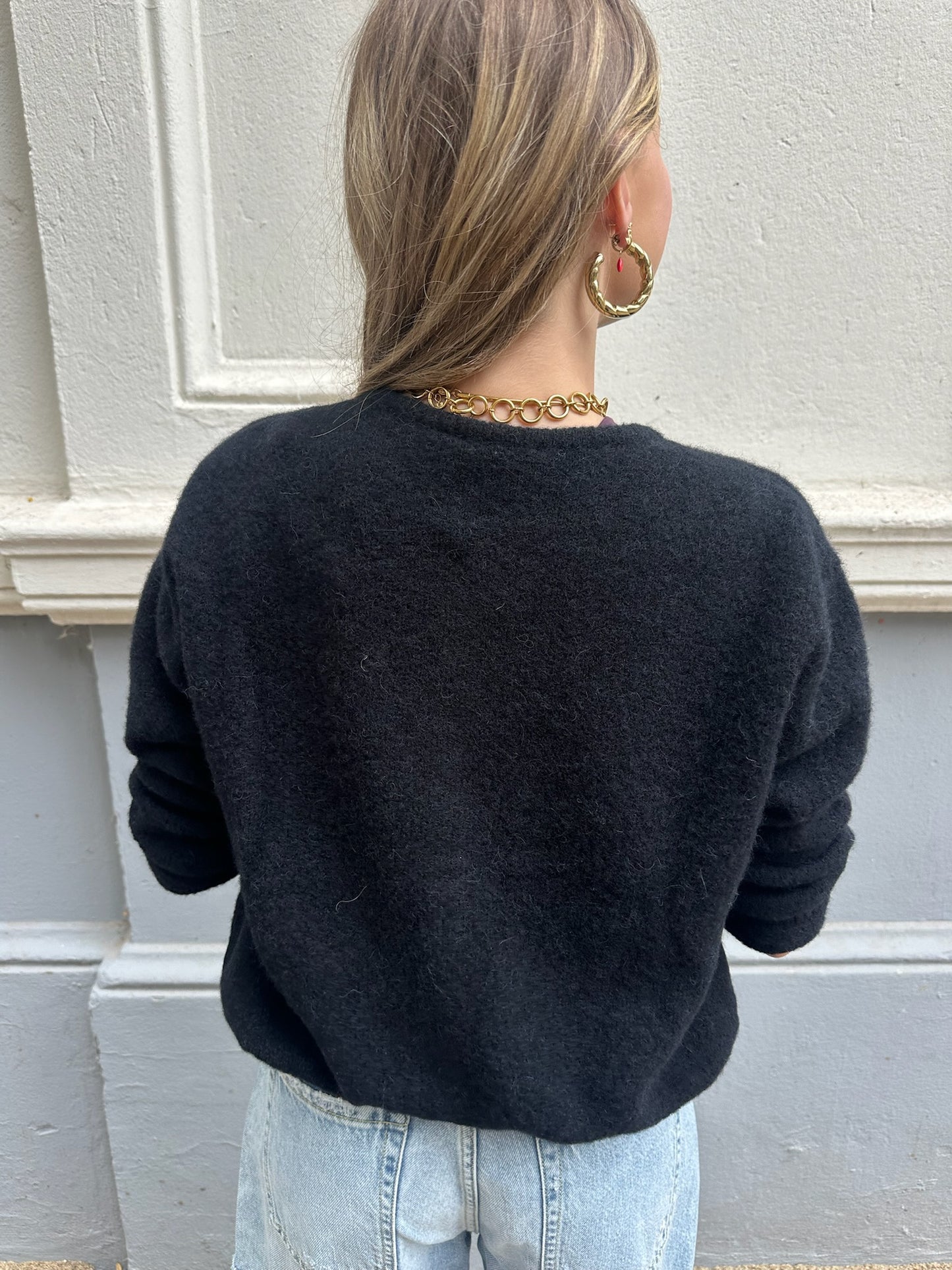 AMERICAN VINTAGE VITOW CARDIGAN - BLACK