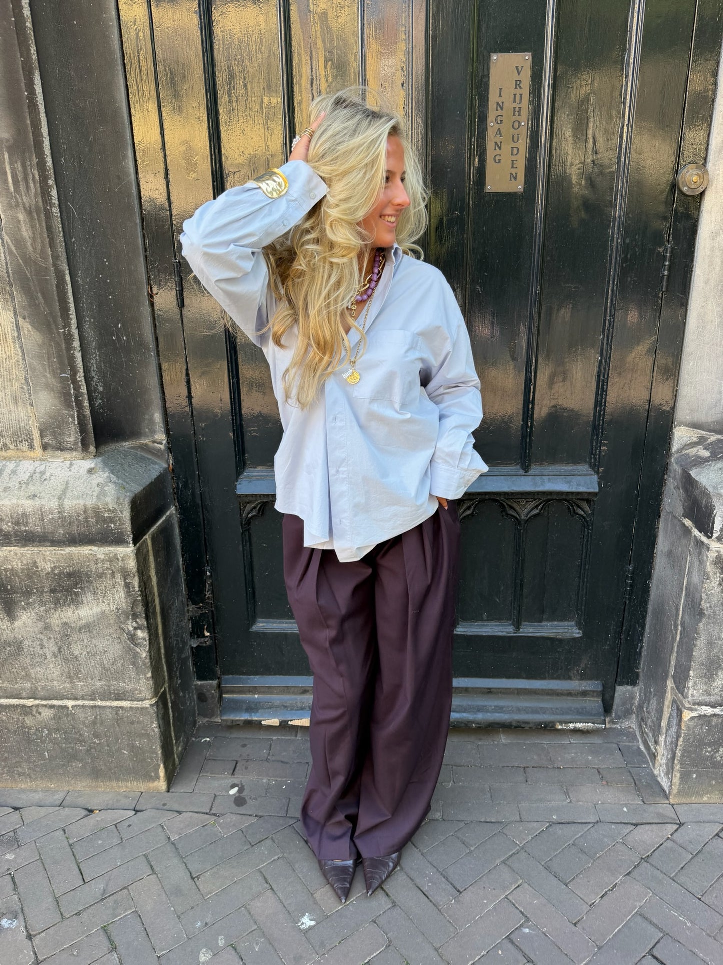 MARGAUX LONNBERG LIZ SHIRT WHITE
