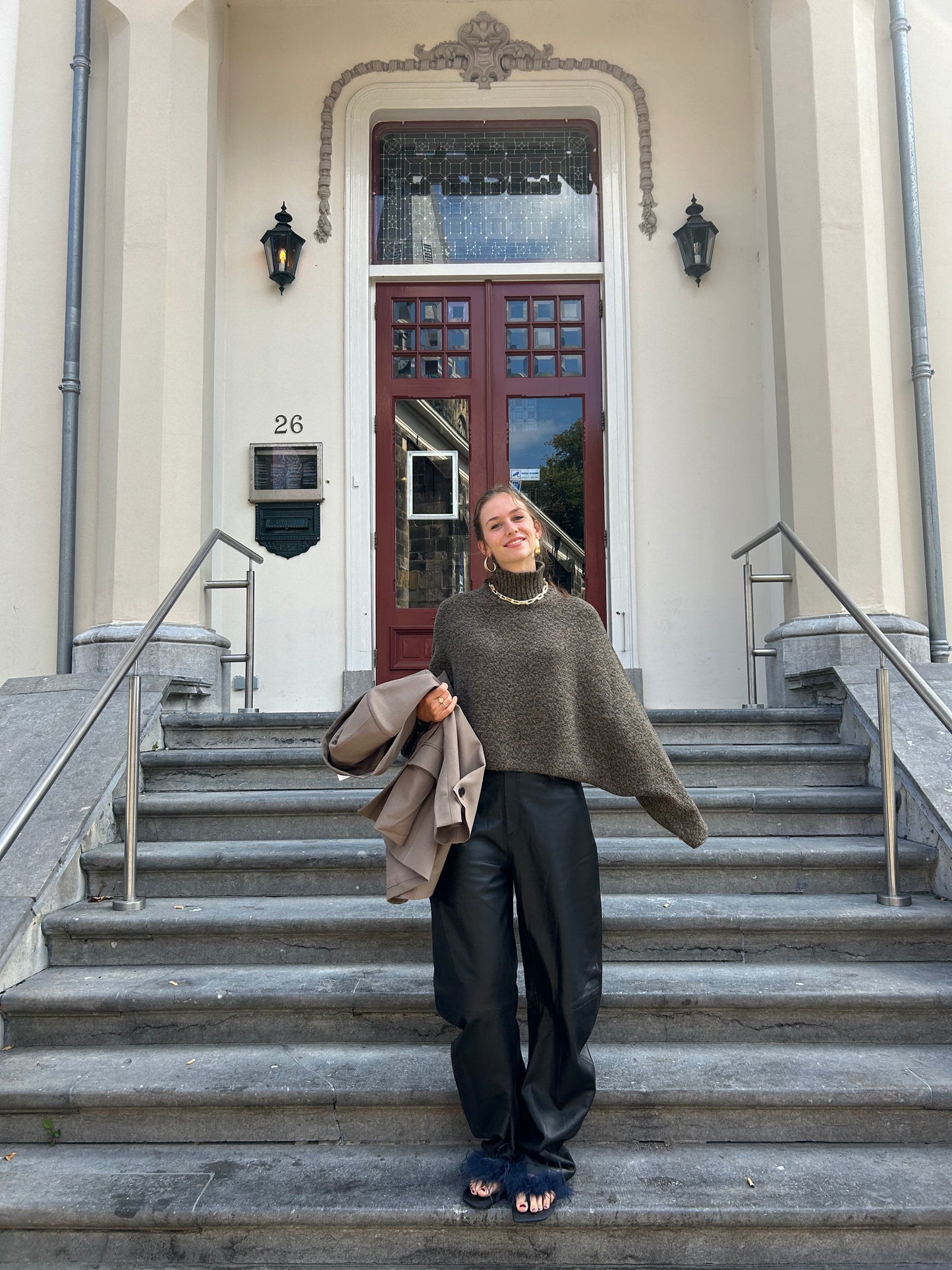 MARGAUX LONNBERG OTIS MIX GREEN KNIT