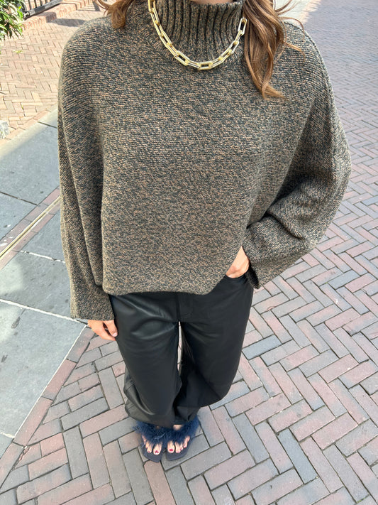 MARGAUX LONNBERG OTIS MIX GREEN KNIT