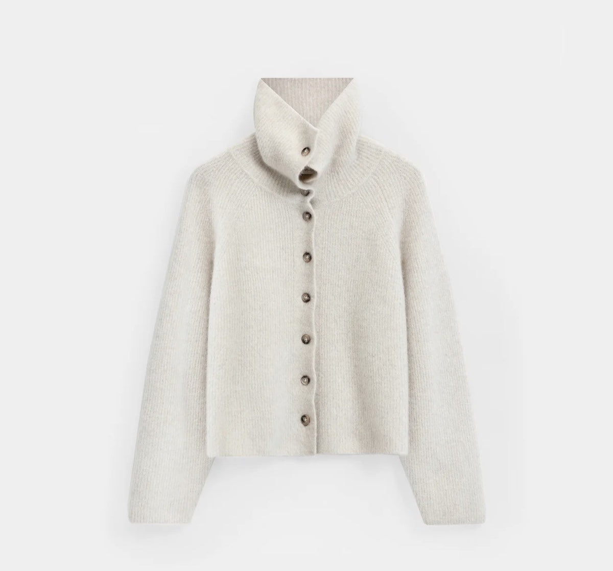 KNITTED MILO VEST - GREIGE