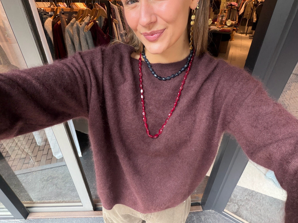 LES TRICOTS DE LEA MARCEL PULL MOCHA