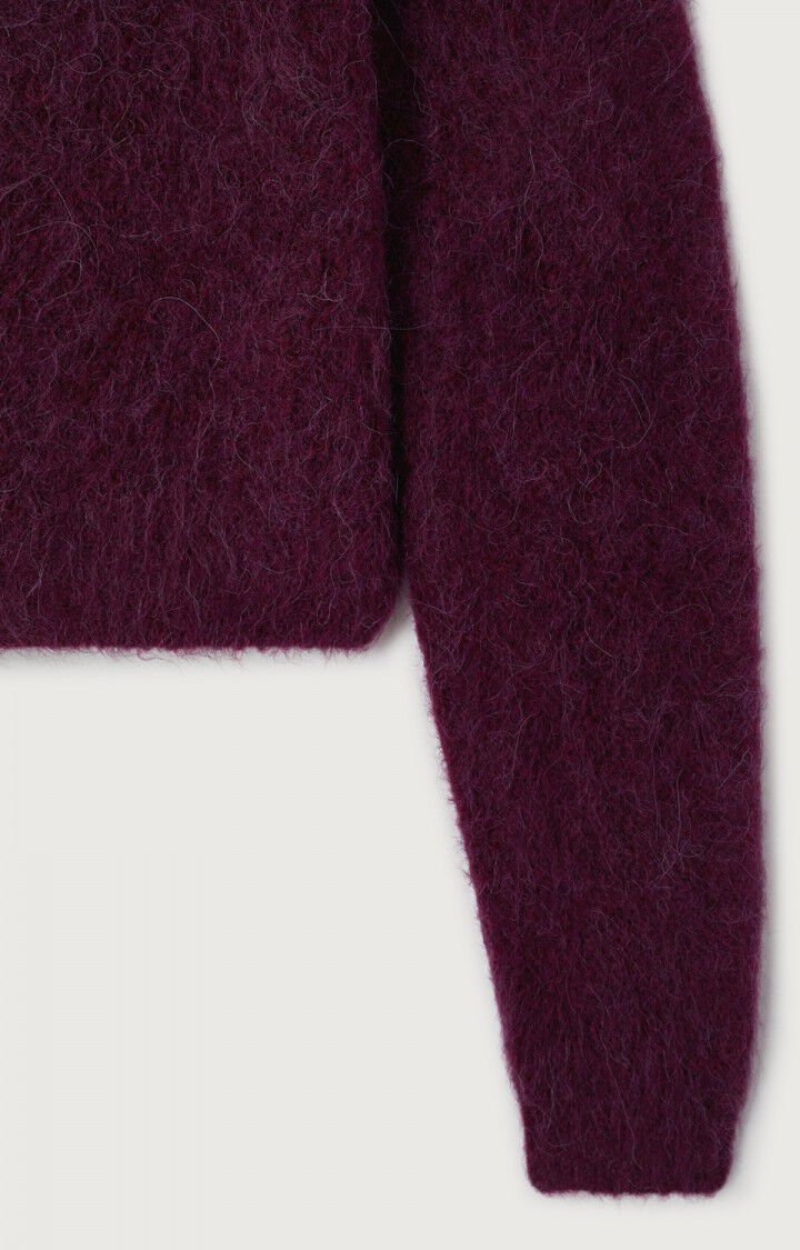 AMERICAN VINTAGE NIBY SWEATER MOTTLED CRANBERYY MELANGE