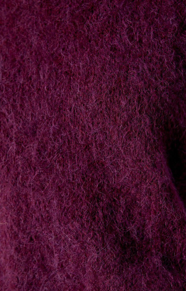 AMERICAN VINTAGE NIBY SWEATER MOTTLED CRANBERYY MELANGE