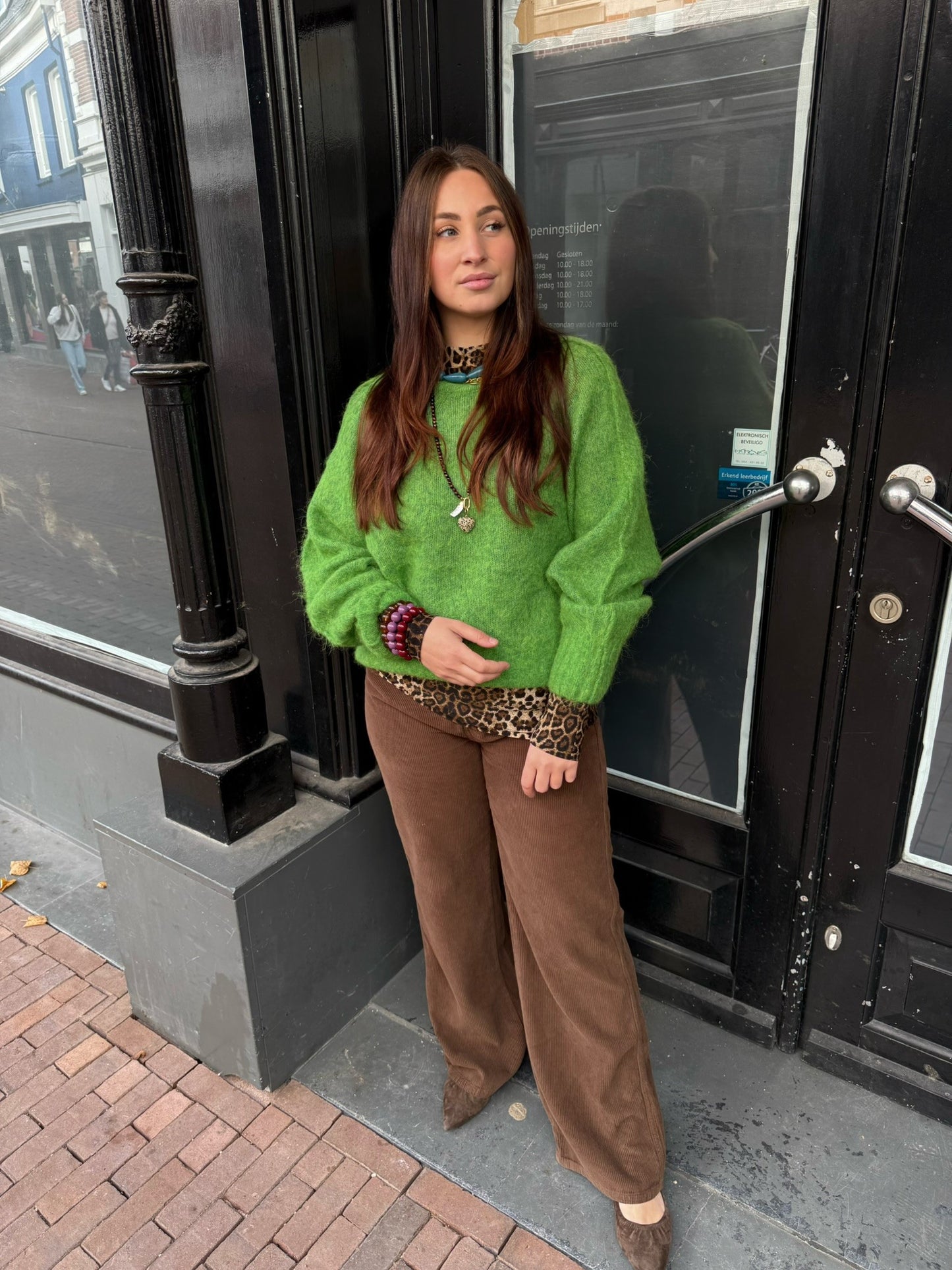 RABENS SALONER - PULLOVER - BEKA - APPEL/GROEN