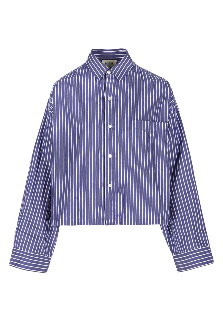 RAE ANTWERP NIKKI BLOUSE DARK BLUE STRIPE