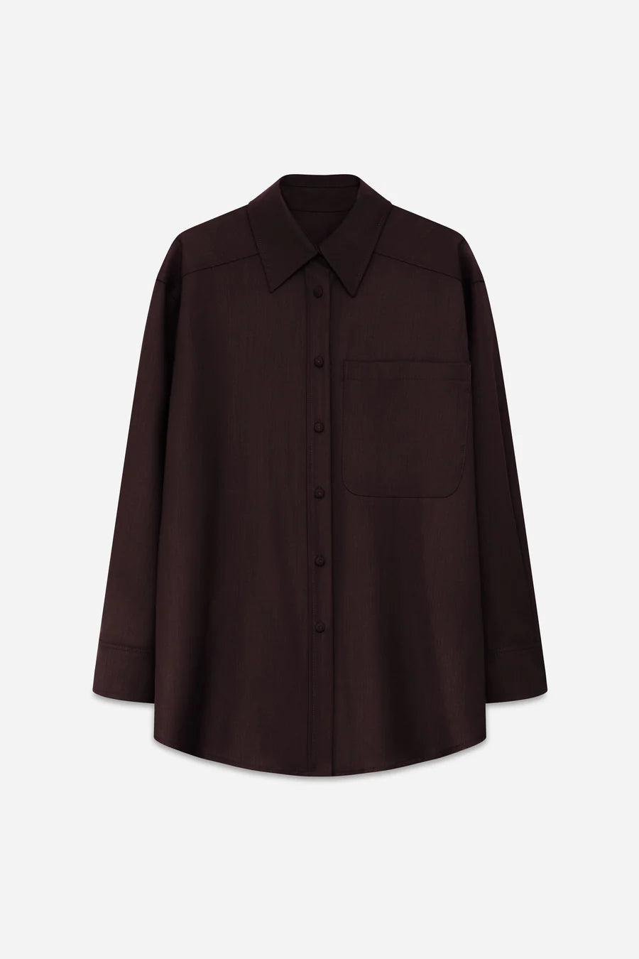 MARGAUX LÖNNBERG RAINS SHIRT BROWN