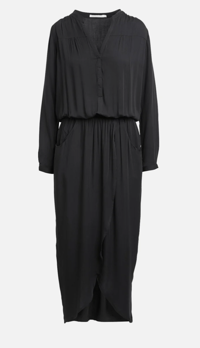 RABENS SALONER VERA WRAP OVER  DRESS -JURK