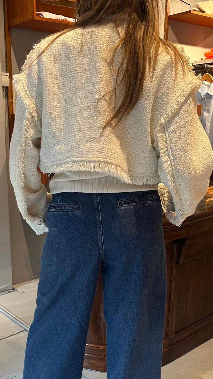 FRAME TAILORED JEANS-DENIM WIDE LED TROUSER MONDAY