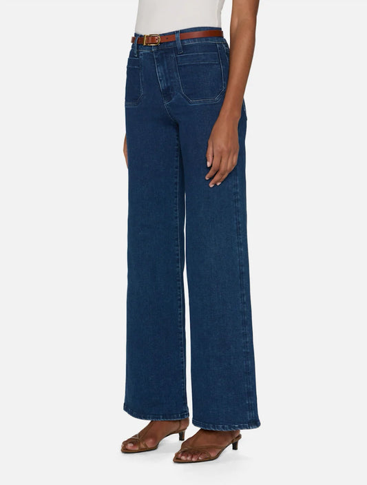 FRAME LE SLIM PALAZZO - MODERNIST ROCK POCKET DENIM