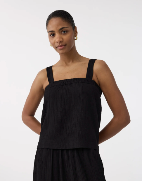 KNIT-TED BODIL TOP BLACK