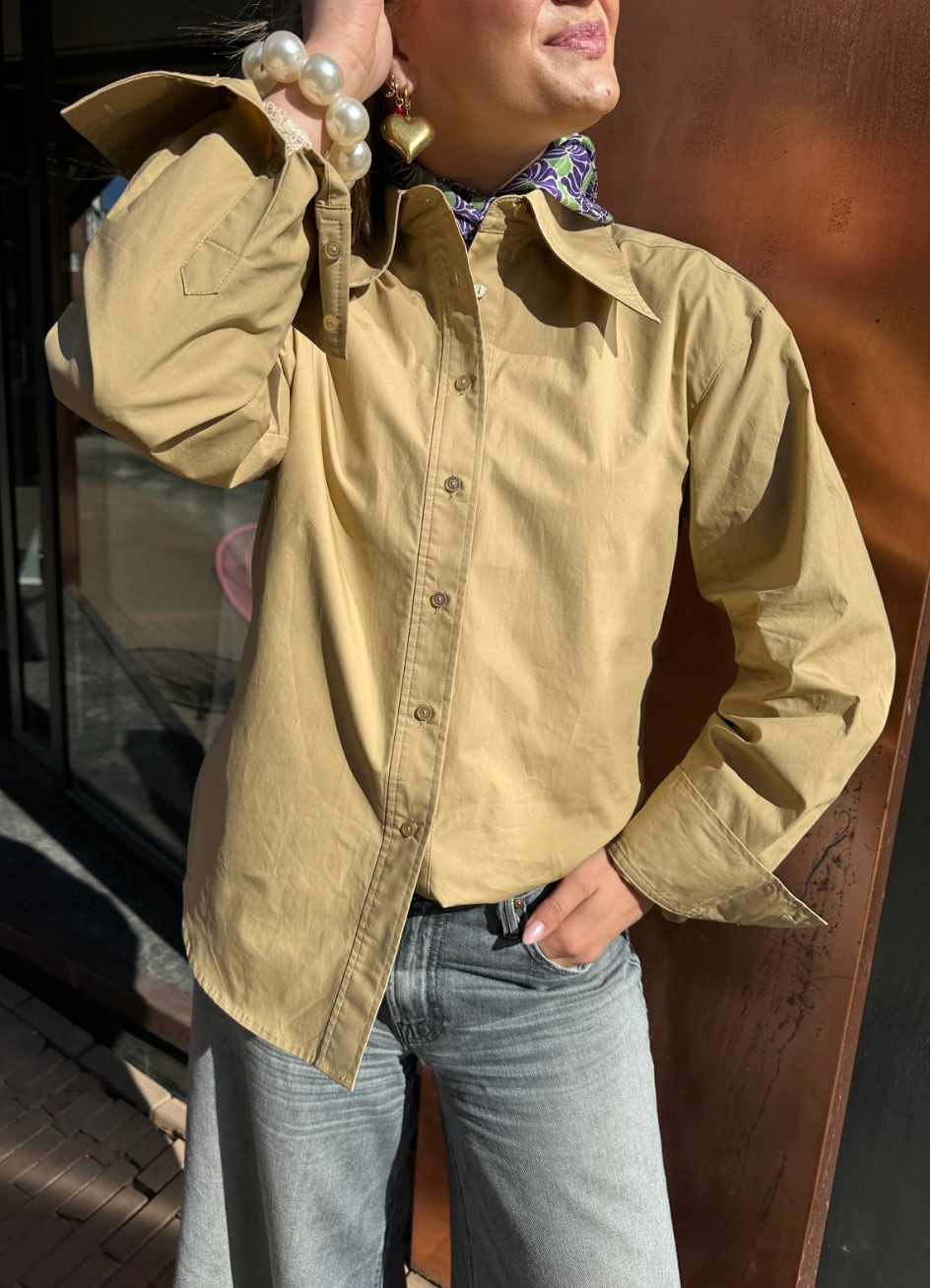 HERSKIND DARA SHIRT SAND