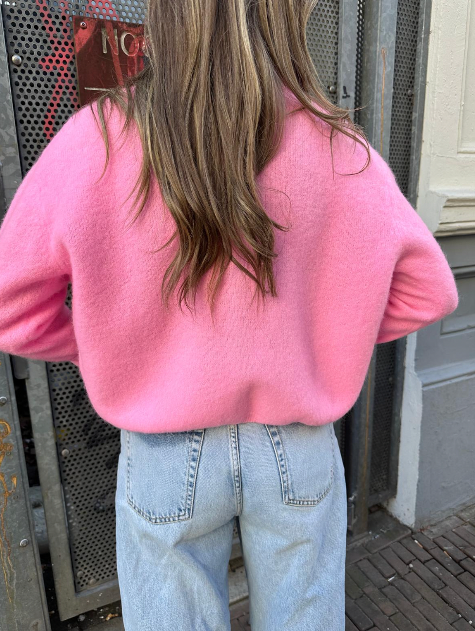 AMERICAN VINTAGE DAMESVEST VITOW PINK MELANGE