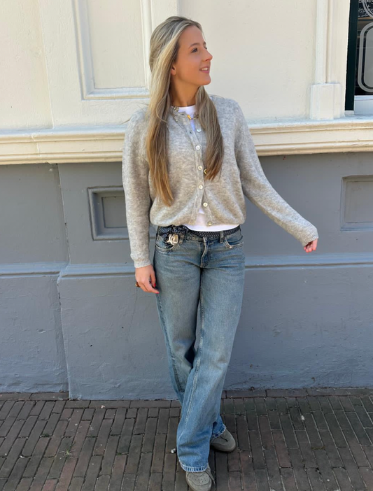 AMERICAN VINTAGE VITOW VEST - GRIJS MELANGE