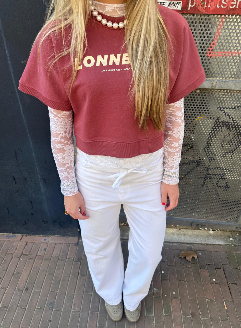 MARGAUX LÖNNBERG BOYD PULLOVER BORDEAUX