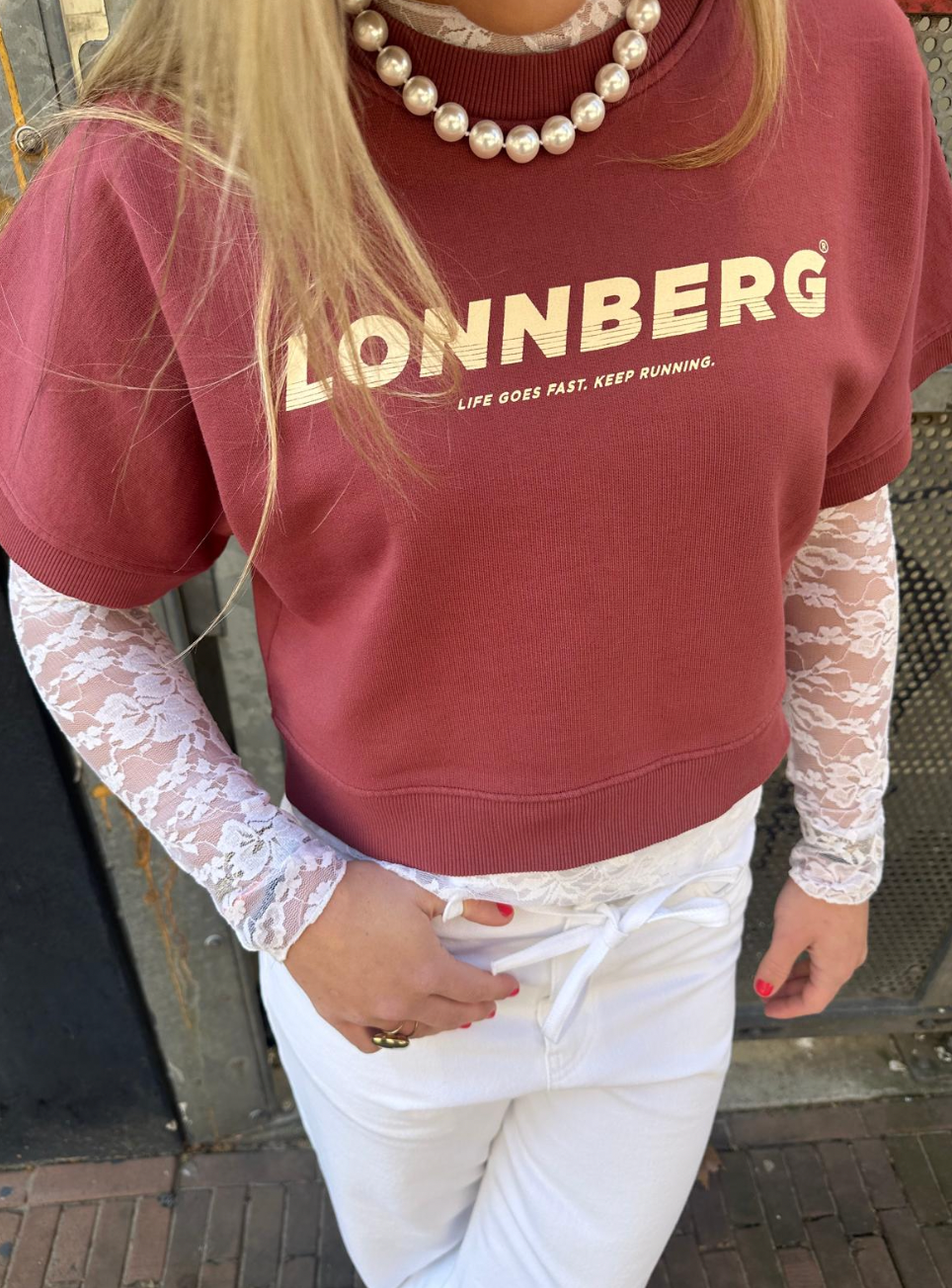 MARGAUX LÖNNBERG BOYD PULLOVER BORDEAUX