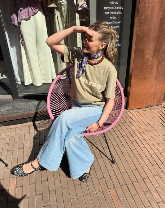 MARGAUX LÖNNBERG JOSH TEE SHIRT ARMY