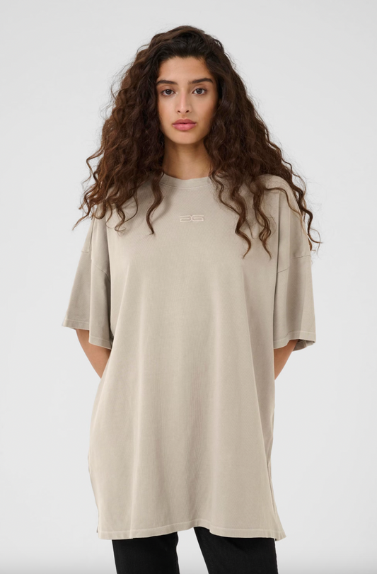 GESTUZ JIOGZ T-SHIRT SILVER SAGE