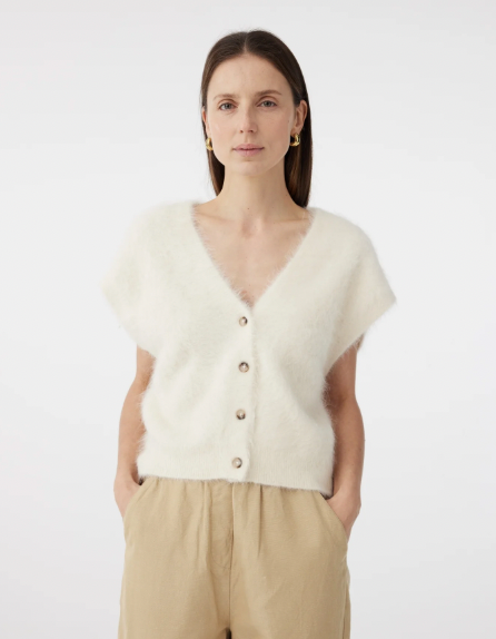 KNIT-TED CONSTANZE CARDIGAN OFF WHITE