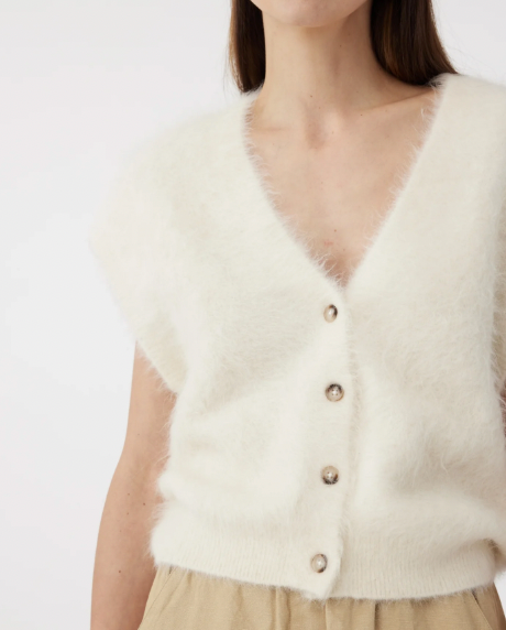 KNIT-TED CONSTANZE CARDIGAN OFF WHITE