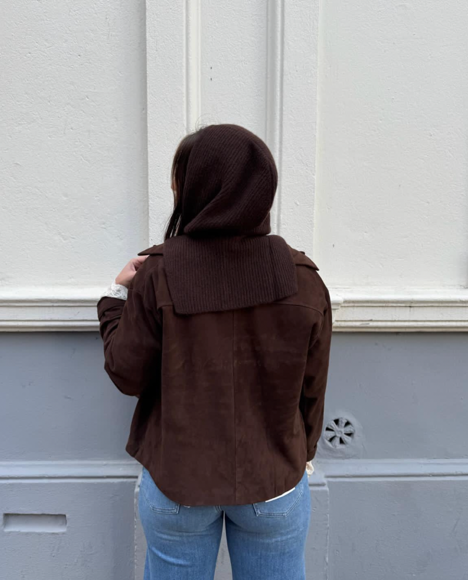 BASH HOOD CADETTO - BROWN