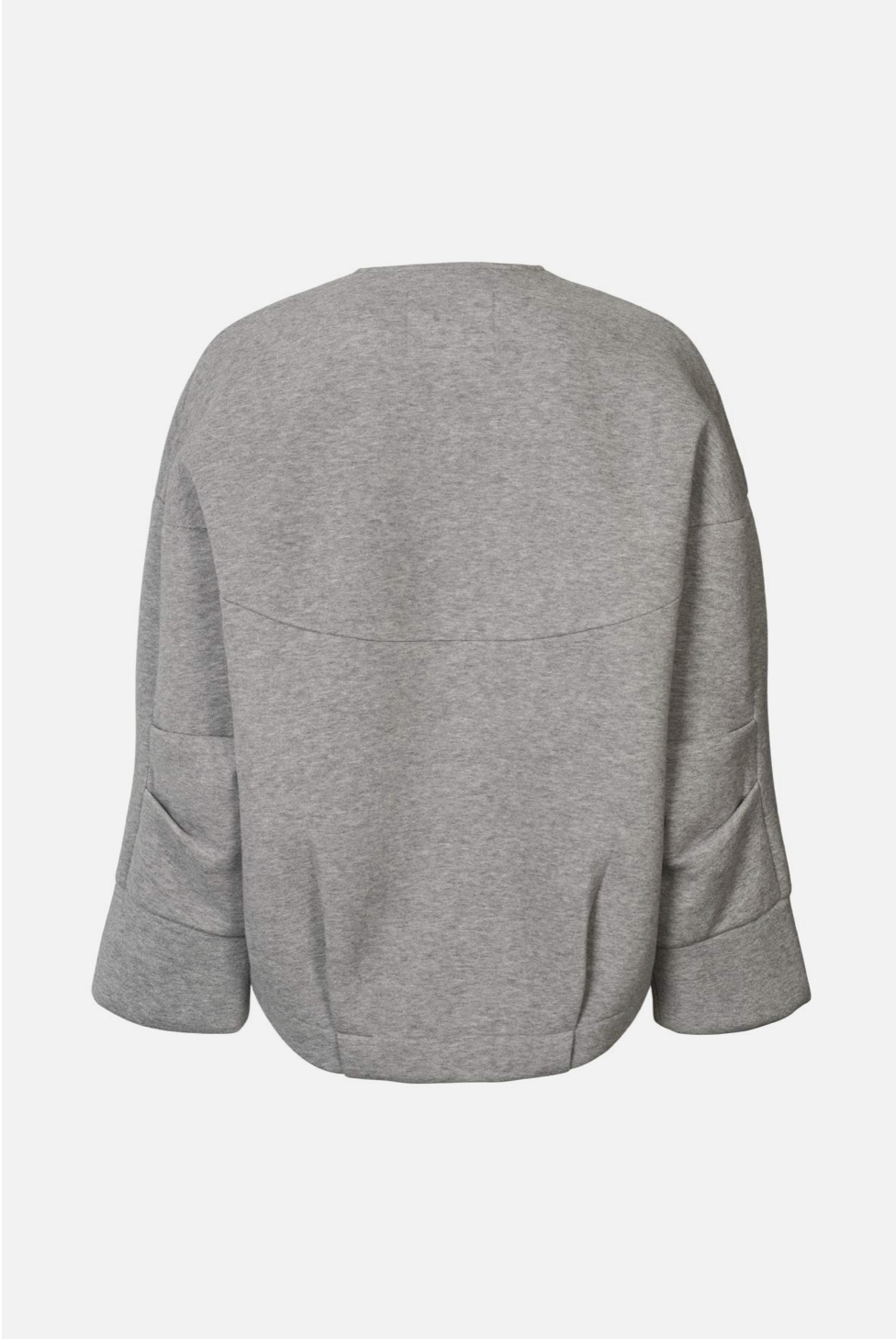 RABENS SALONER VARSITY JACKET GLOD - GREY MELANGE