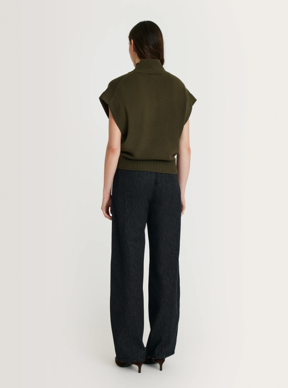 MARGAUX LONNBERG ANNIKA SWEATHER KHAKI