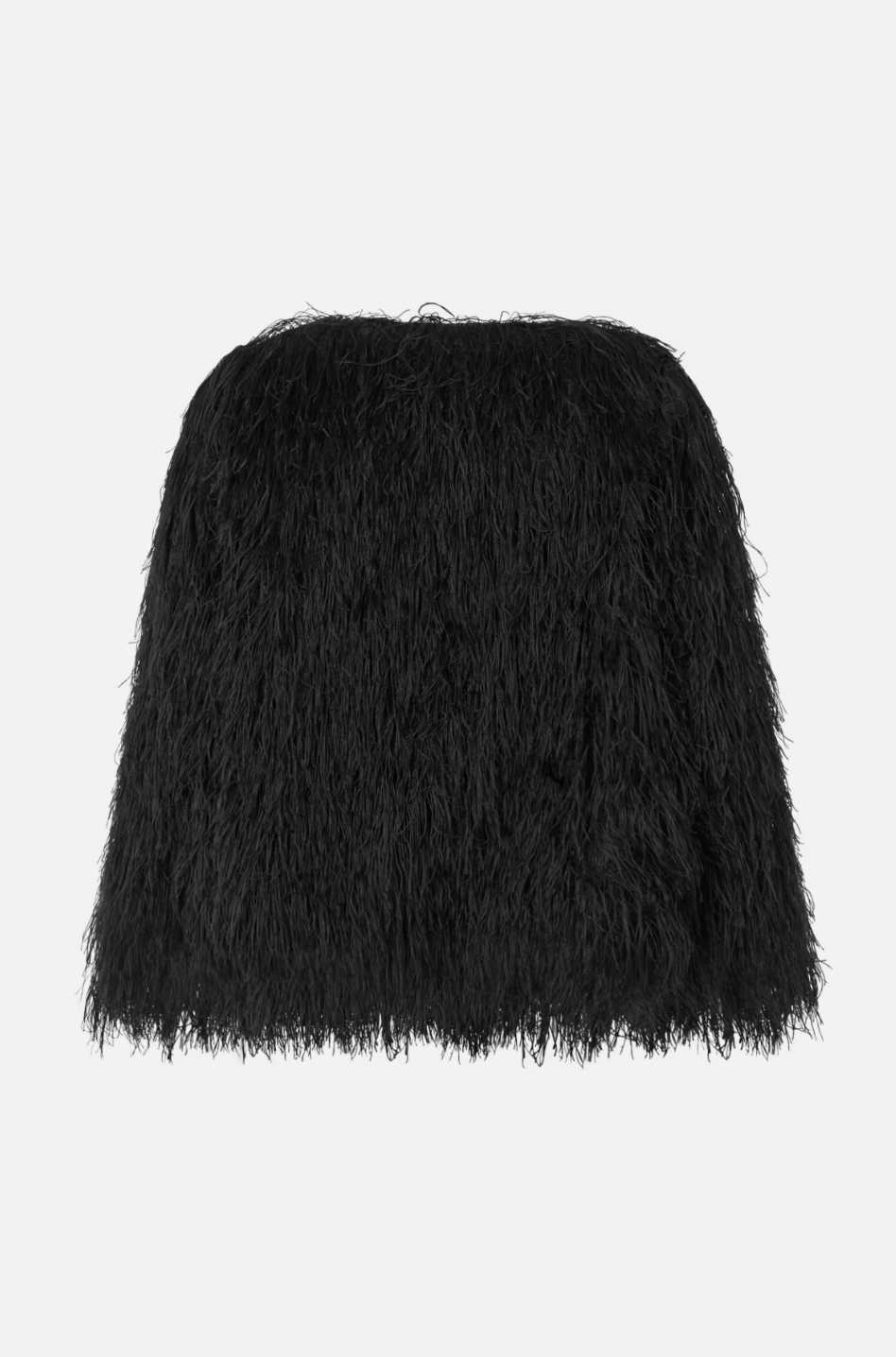 RABENS SALONER SAFI PLUME BLOUSE BLACK