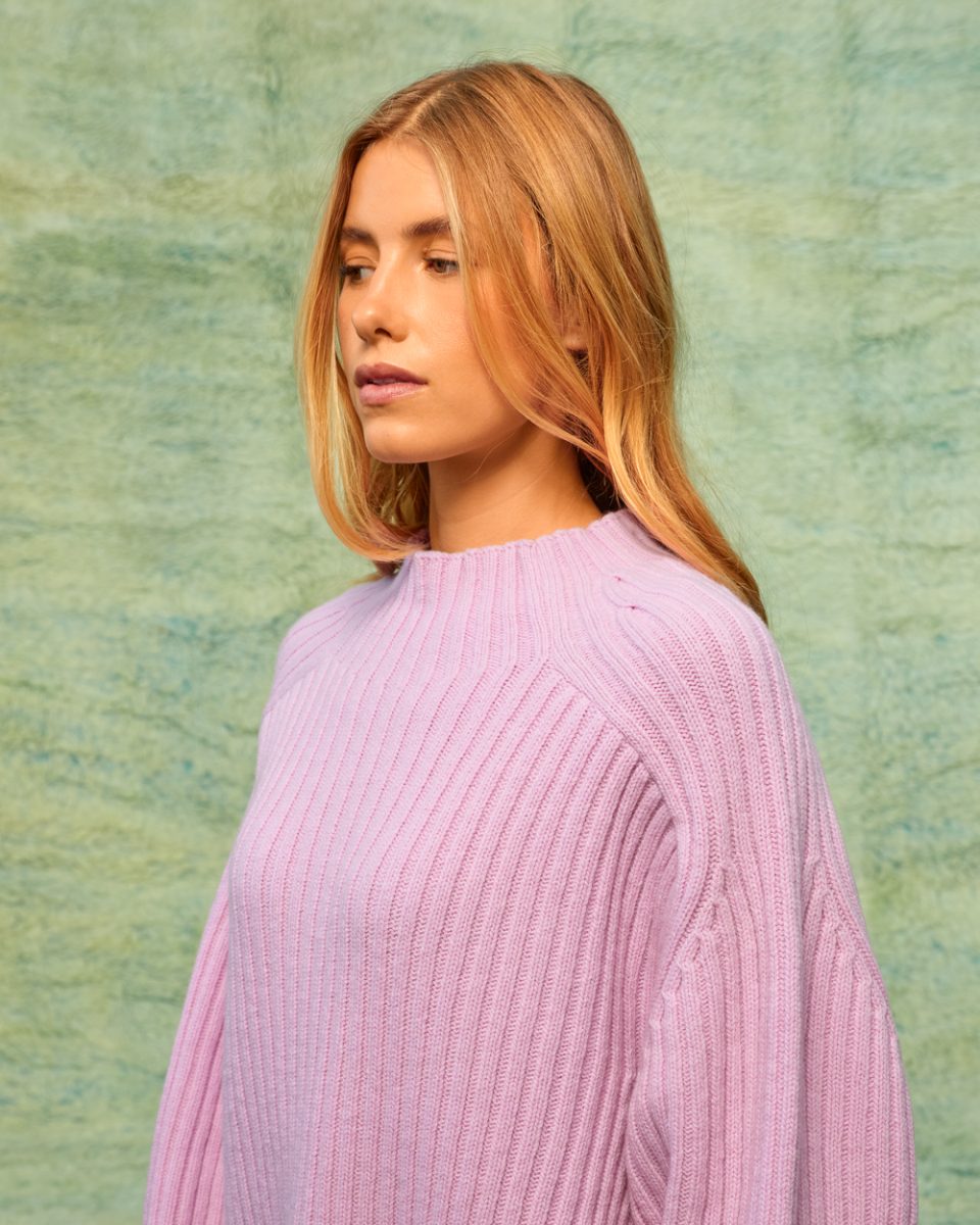 SEA ME HAPPY BAKER JUMPER LIGHT ROSE
