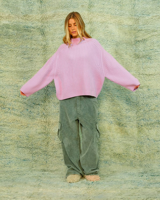 SEA ME HAPPY BAKER JUMPER LIGHT ROSE