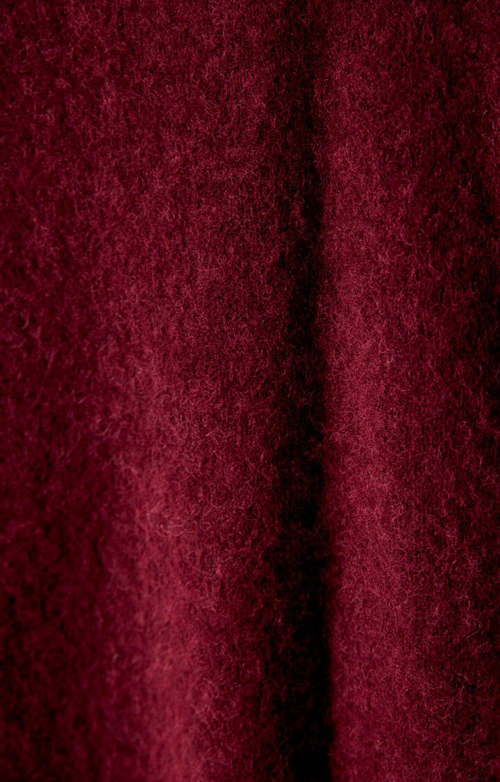 AMERICAN VINTAGE VITOW SWEATER DARK RED MELANGE