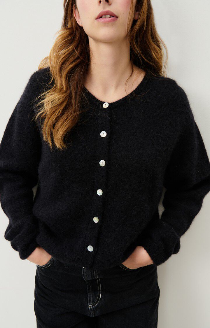 AMERICAN VINTAGE VITOW CARDIGAN - BLACK