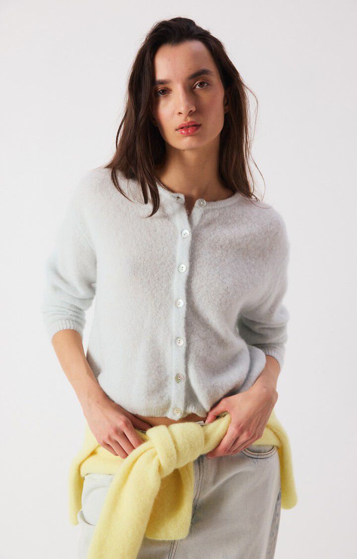 AMERICAN VINTAGE VITOW CARDIGAN FROST MELANGE