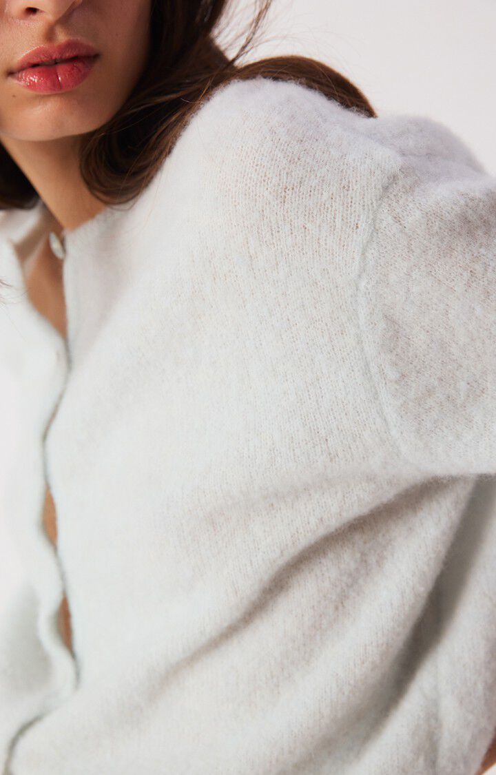 AMERICAN VINTAGE VITOW CARDIGAN FROST MELANGE
