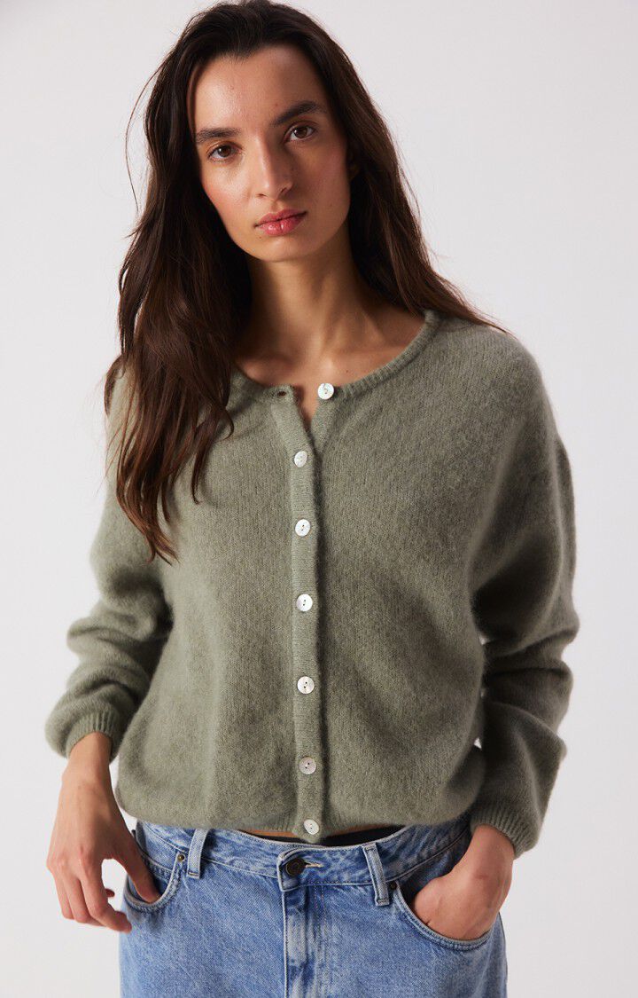 AMERICAN VINTAGE VITOW CARDIGAN KAKI