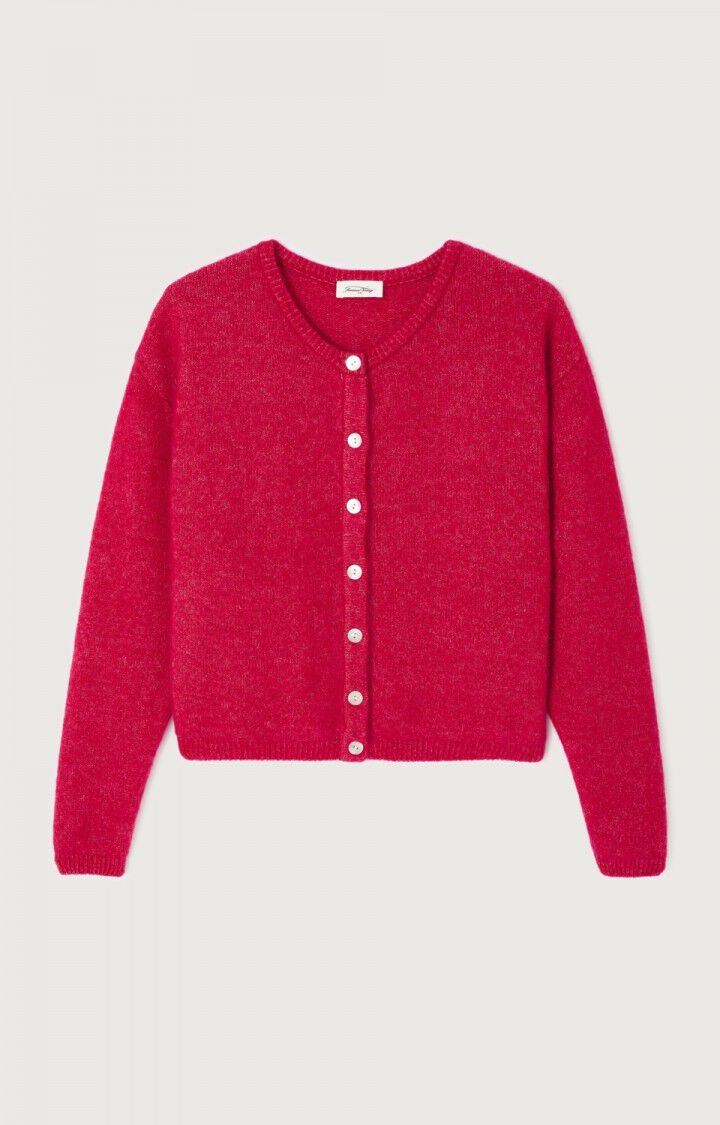 AMERICAN VINTAGE VITOW CARDIGAN MAGENTA