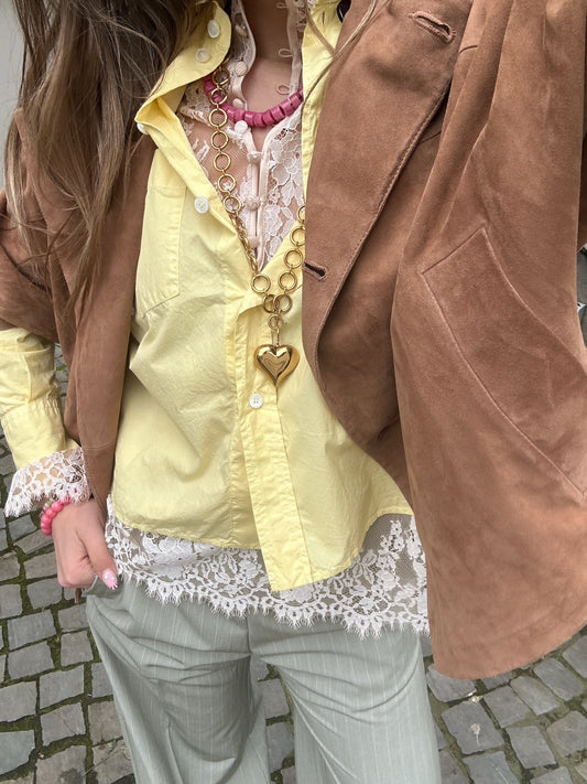 ACADEMIA -  MIA -  BLOUSE - GEEL