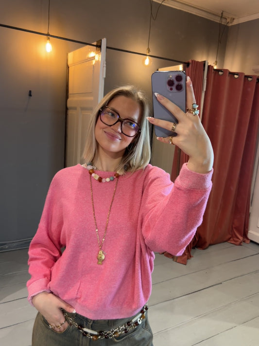 AMERICAN VINTAGE - CLUWAY -SWEATER -  ROMANCE GEVLEKT