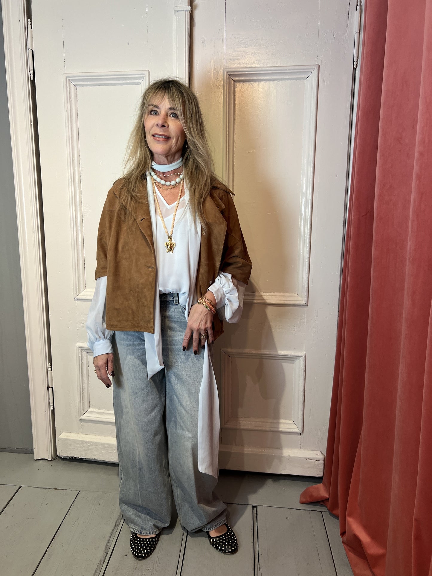 STUDIO AR BY ARMA - CLARA JACKET - SUEDE - MOUSSE