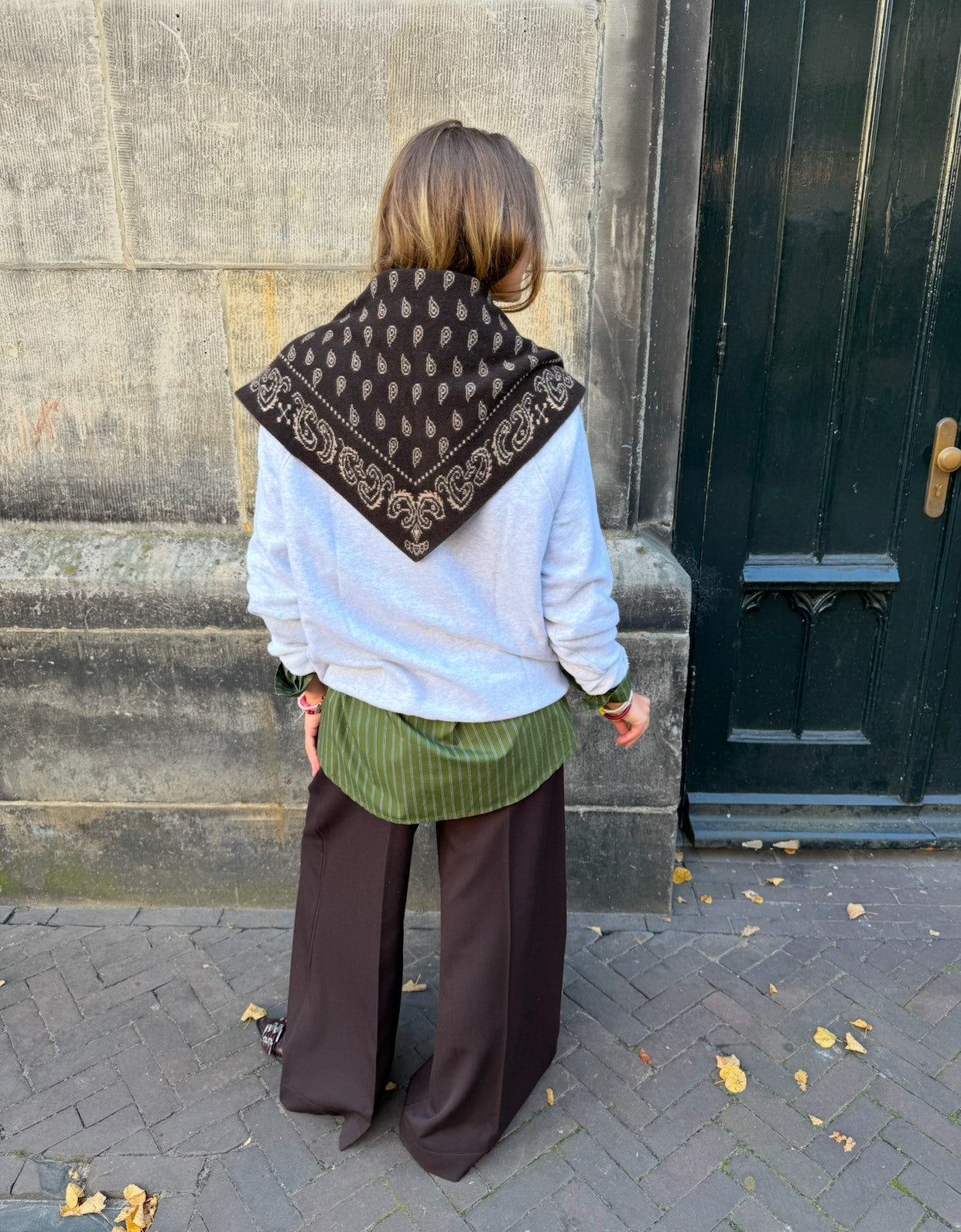 AMERICAN VINTAGE ATUBAY SWEATER ARTIC MELANGE