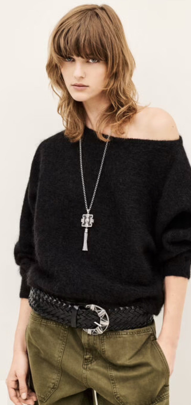 BASH SUELA PULLOVER -ZWART
