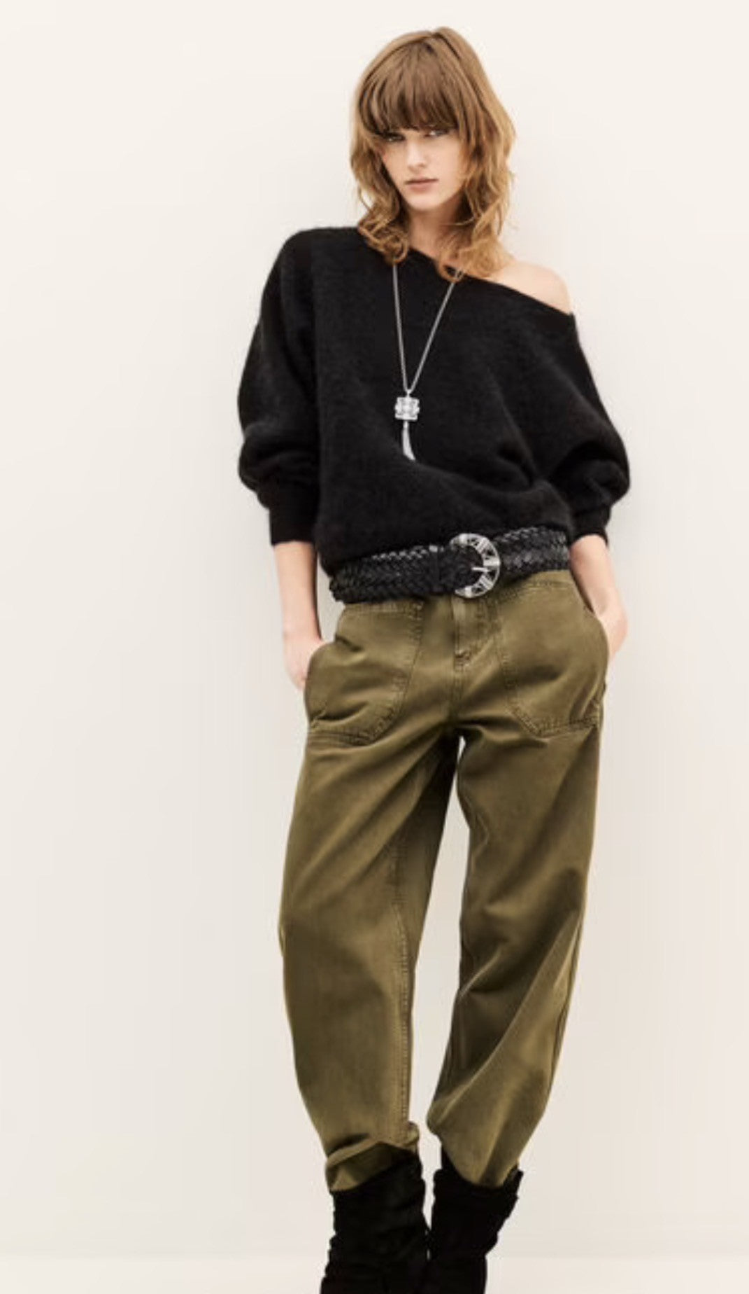 BASH SUELA PULLOVER -ZWART