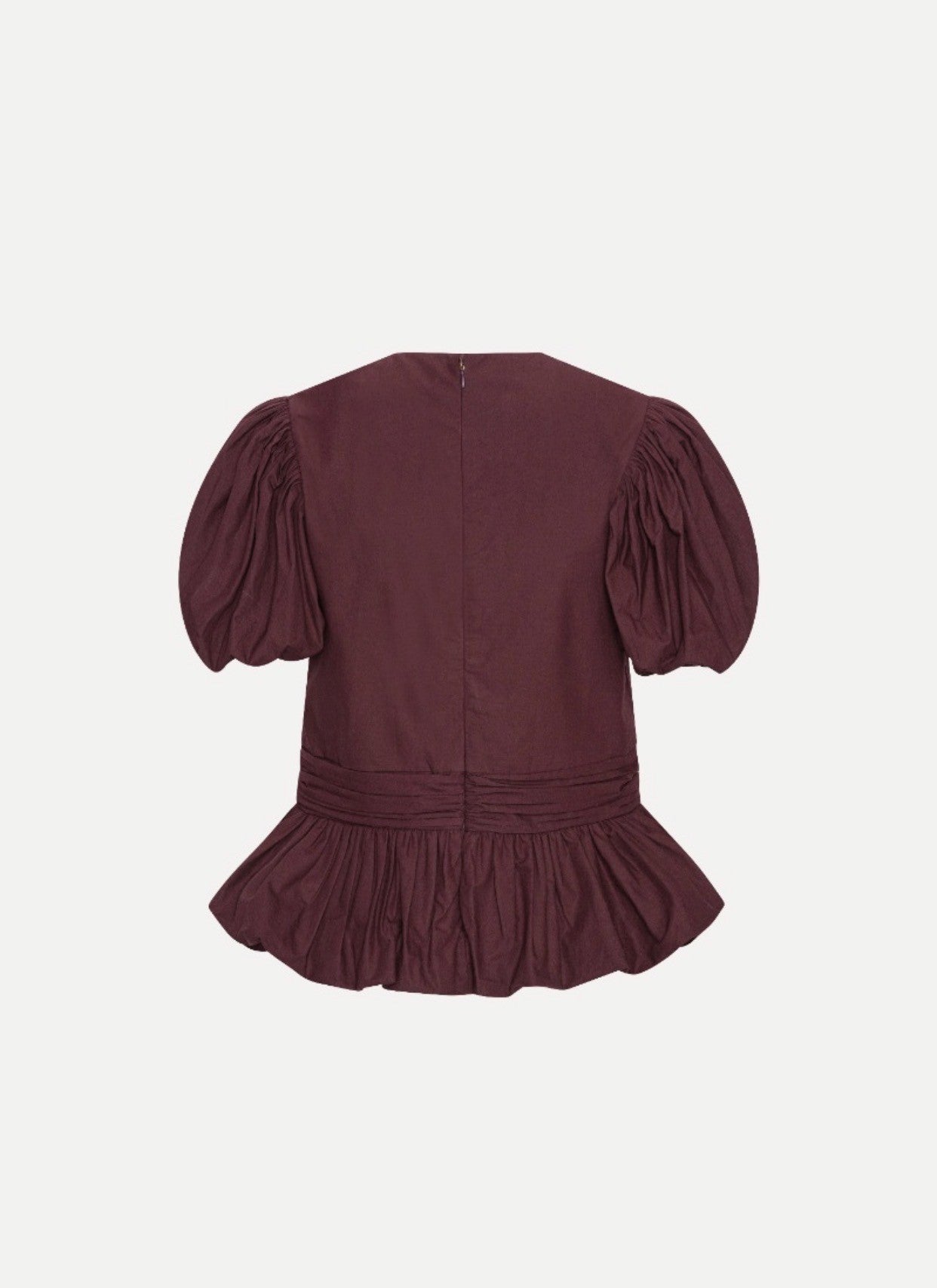 ROTATE BALLOON PLEATED PANTS - BORDEAUX