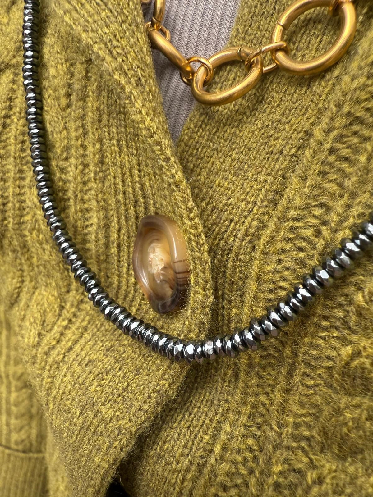 BAUM UND PFERDGARTEN CLARAH CARDIGAN IVY GREEN