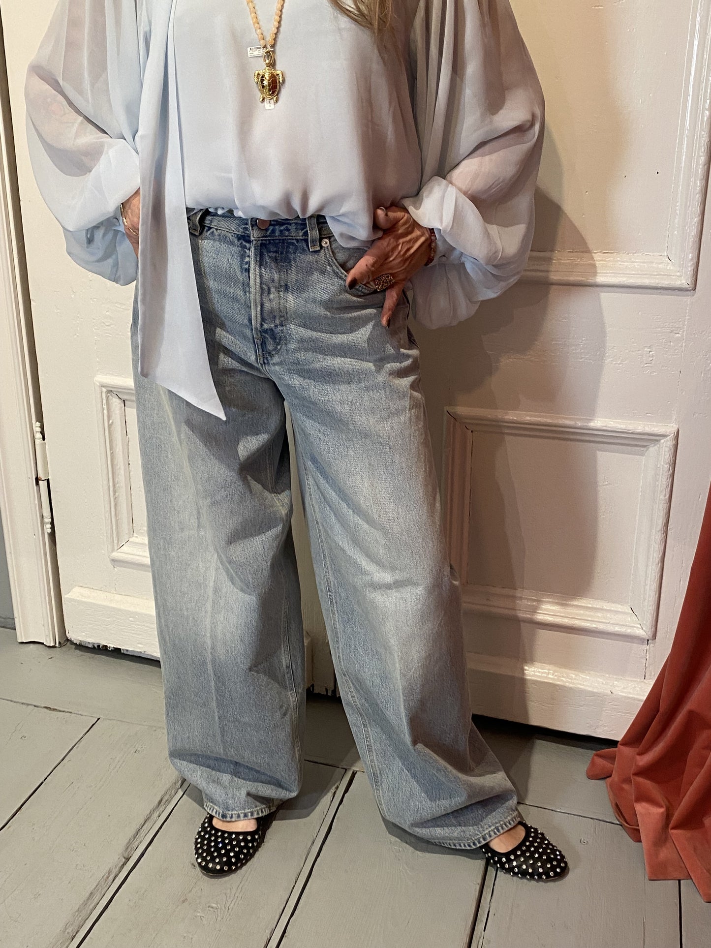HAIKURE JEANS - BETHANY WIDE LEG- CELESTIAL