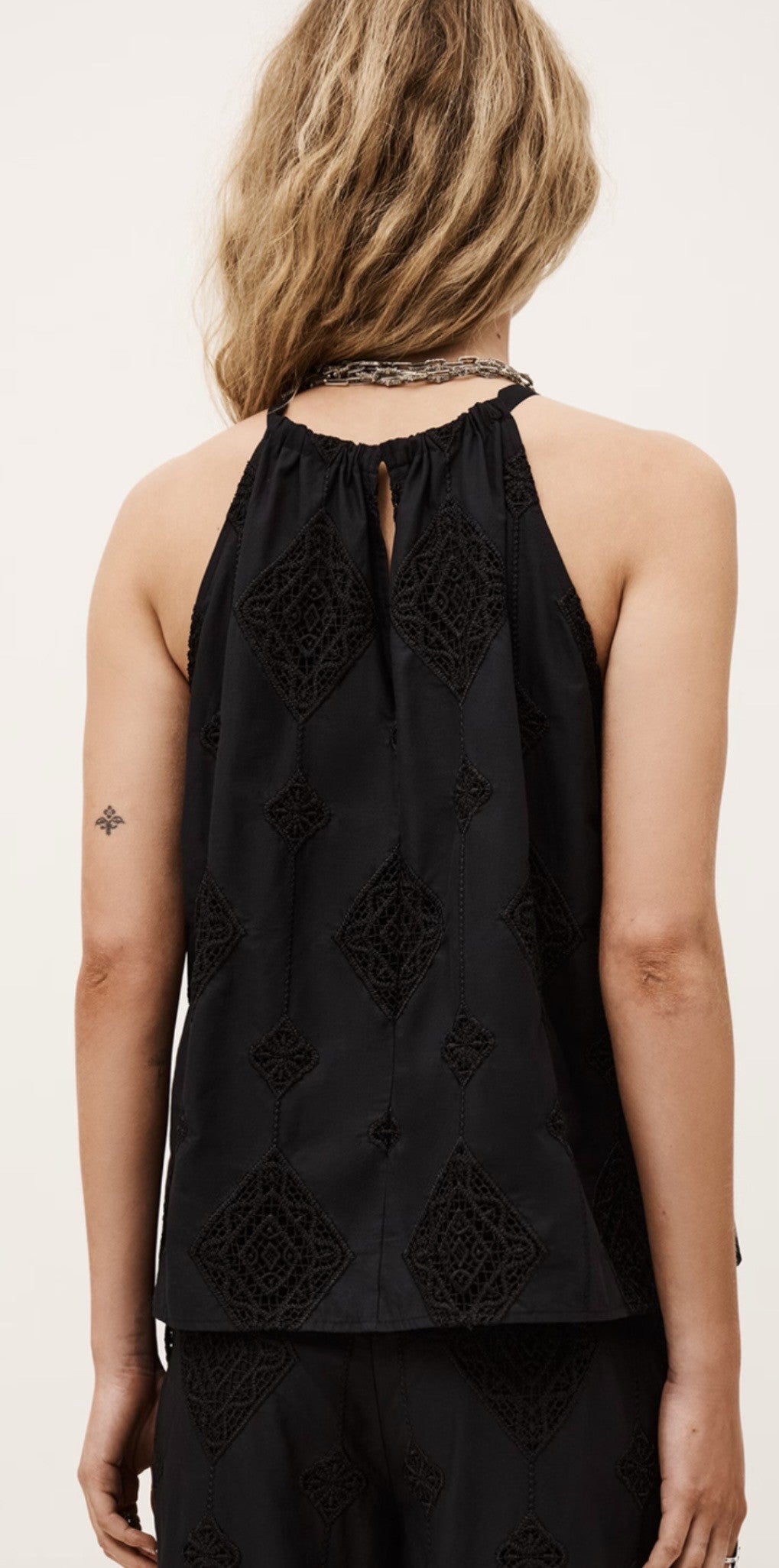 BA&SH MAXI TOP - ZWART