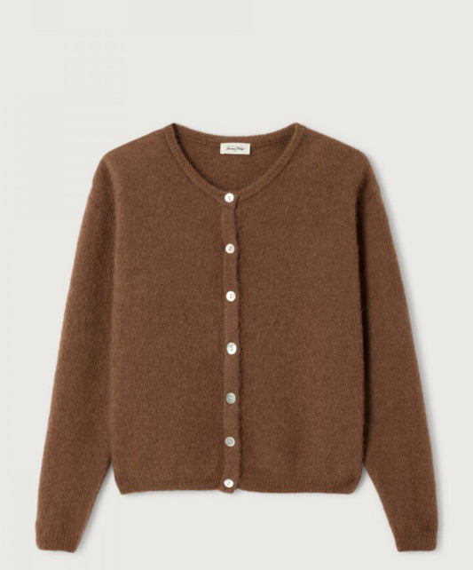 AMERICAN VINTAGE VEST - CHOCOLATE CHINE