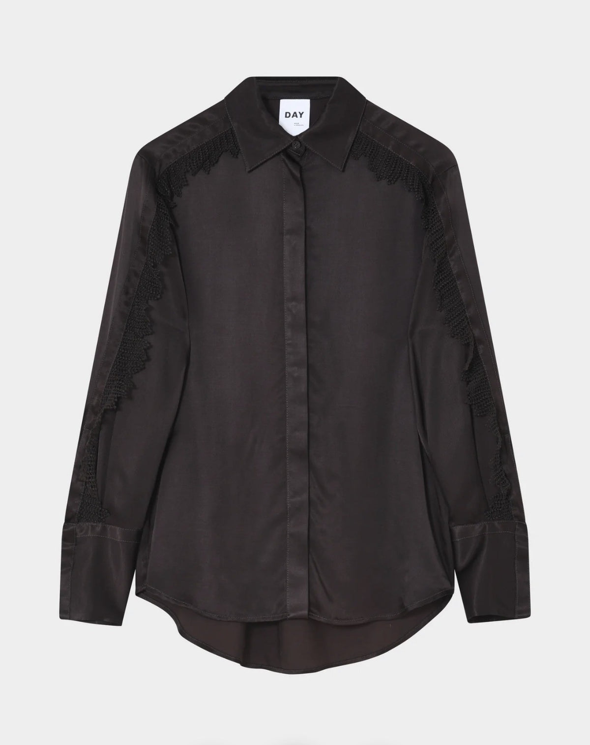 DAY BIRGER ET MIKKELSEN  MOLA BLOUSE - SILKY TOUCH - GANACHE